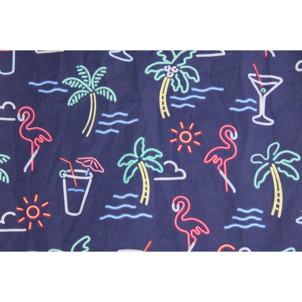 Chubbies Short Sleeve Flamingo Hawaiian Button Down Shirt Mens XL NWT - Picture 6 of 7